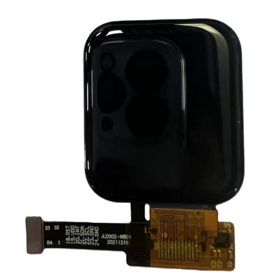 2.5D エッジカーブサイド 1.3 インチ TFT LCD CTP 240*240 SPI インターフェイス すべての視角 16 PIN FPC