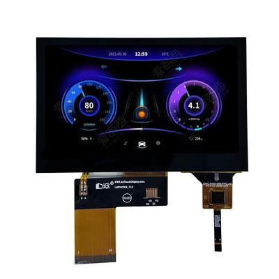 4.3'' IPS 480*RGB*272 Tft Lcd ディスプレイ 40ピン RGB インターフェイス 容量感触パネルディスプレイ