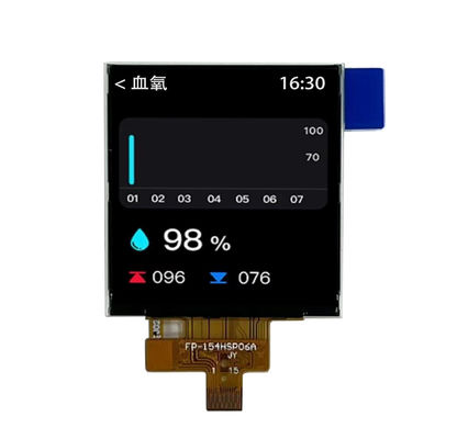 1.54 インチ 240*240 SPI Square TFT LCD ディスプレイ 明るさ 400cd/M2