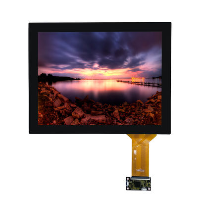 12.1 インチ CTP 1024X768 LVDS インターフェイス TFT LCD スクリーン モジュール T-CON ボード IC を搭載した IPS ビューイング