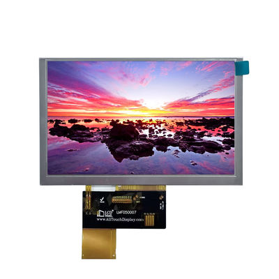 40 PIN 5 インチ TFT LCD ディスプレイ 800X800 解像度 RGB インターフェイス FPC コネクタ