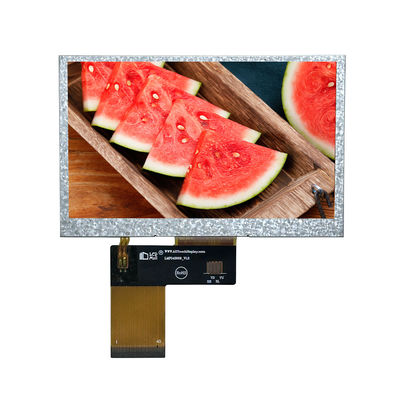 4.3インチ 480*RGB*272 TFT LCDディスプレイ RGBインターフェース FPCコネクタと40PIN接続ピン