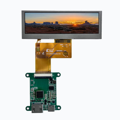 全表示 3.9 インチ HDMI TFT LCD ディスプレイ 480*128 タッチスクリーン 広い温度と高い明るさ