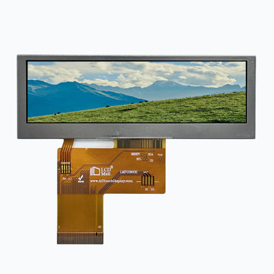 480x128 RGB TFT トランスミシブ LCD モジュール 3.9 インチ WQVGA ディスプレイと 10 チップ ホワイト LED バックライト