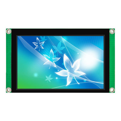 SPI インターフェイス 400cd/m2 WVGA 5.0 インチ TFT シリアルポート画面 Windows/Linux/Raspberry Pi に対応