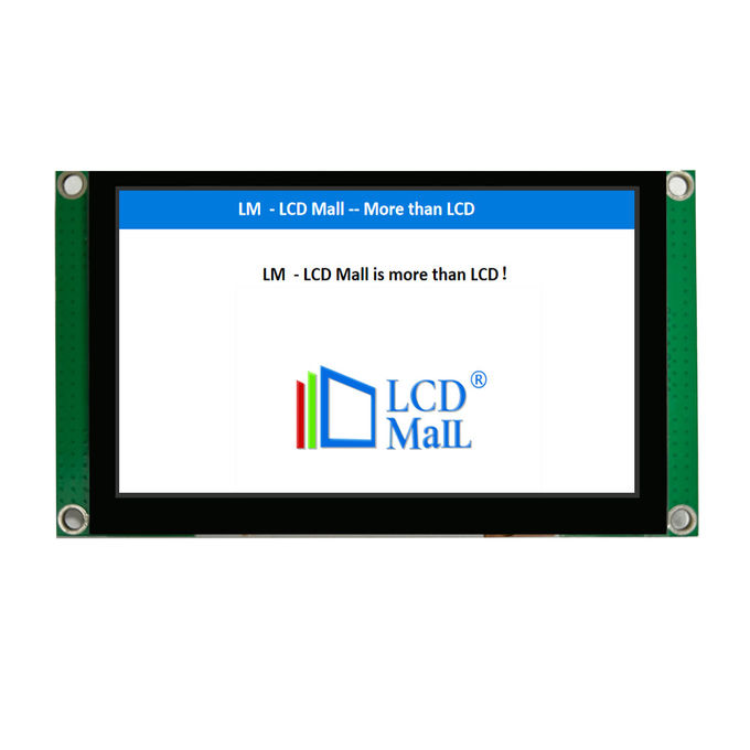 5 インチ 350 ニット 明るさ WVGA TFT LCD スクリーン 3/4 L SPI CTP インターフェース 0